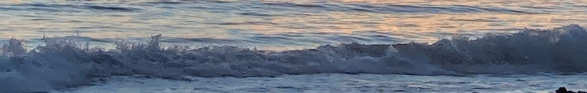 Santa Barbara beach at sunset